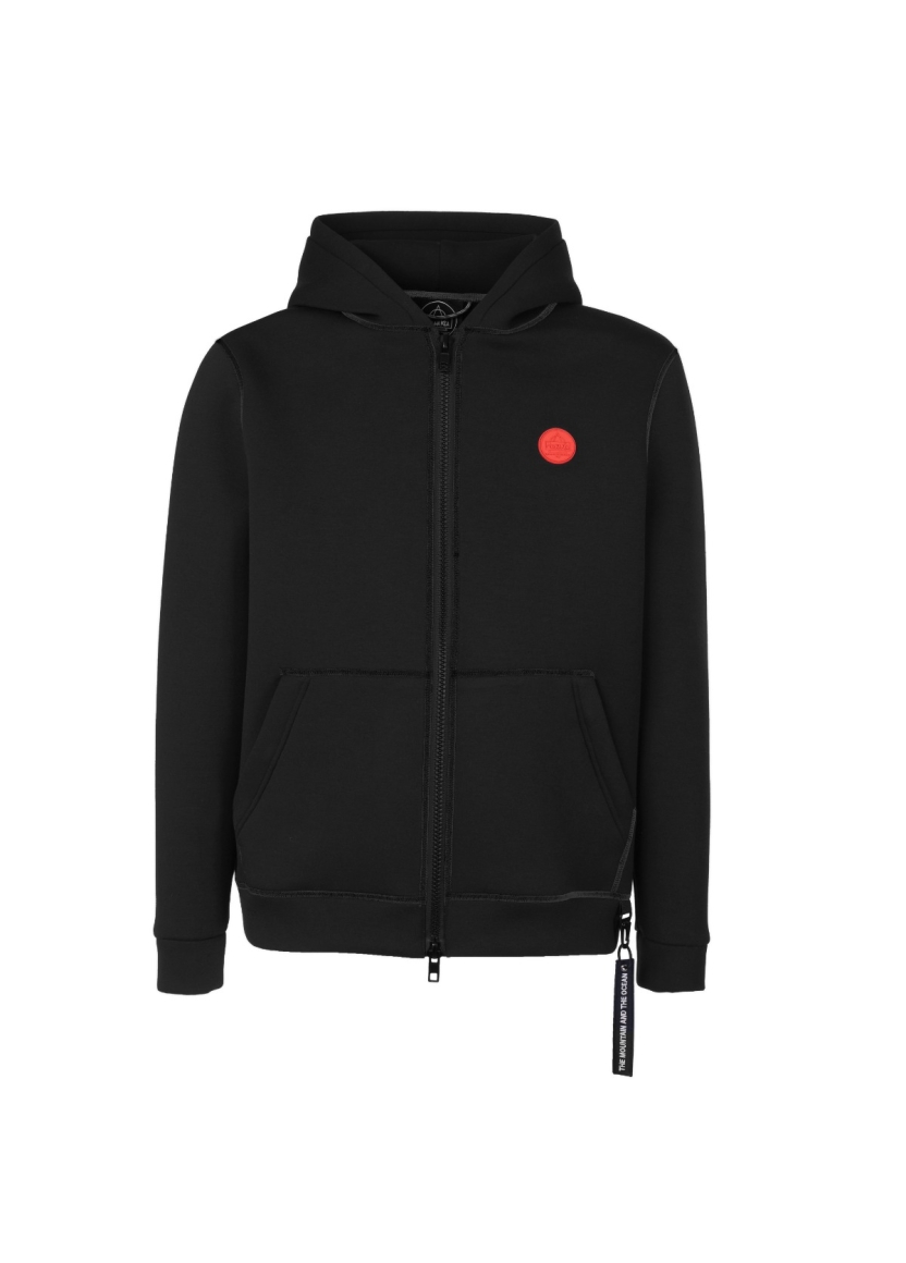 CONTRAST STITCHING HOODIE