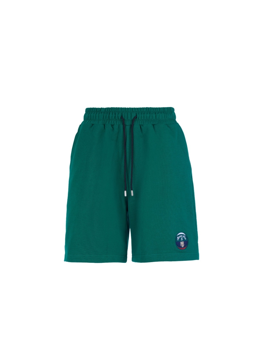 EMBROIDERED PATCH SHORT PANTS
