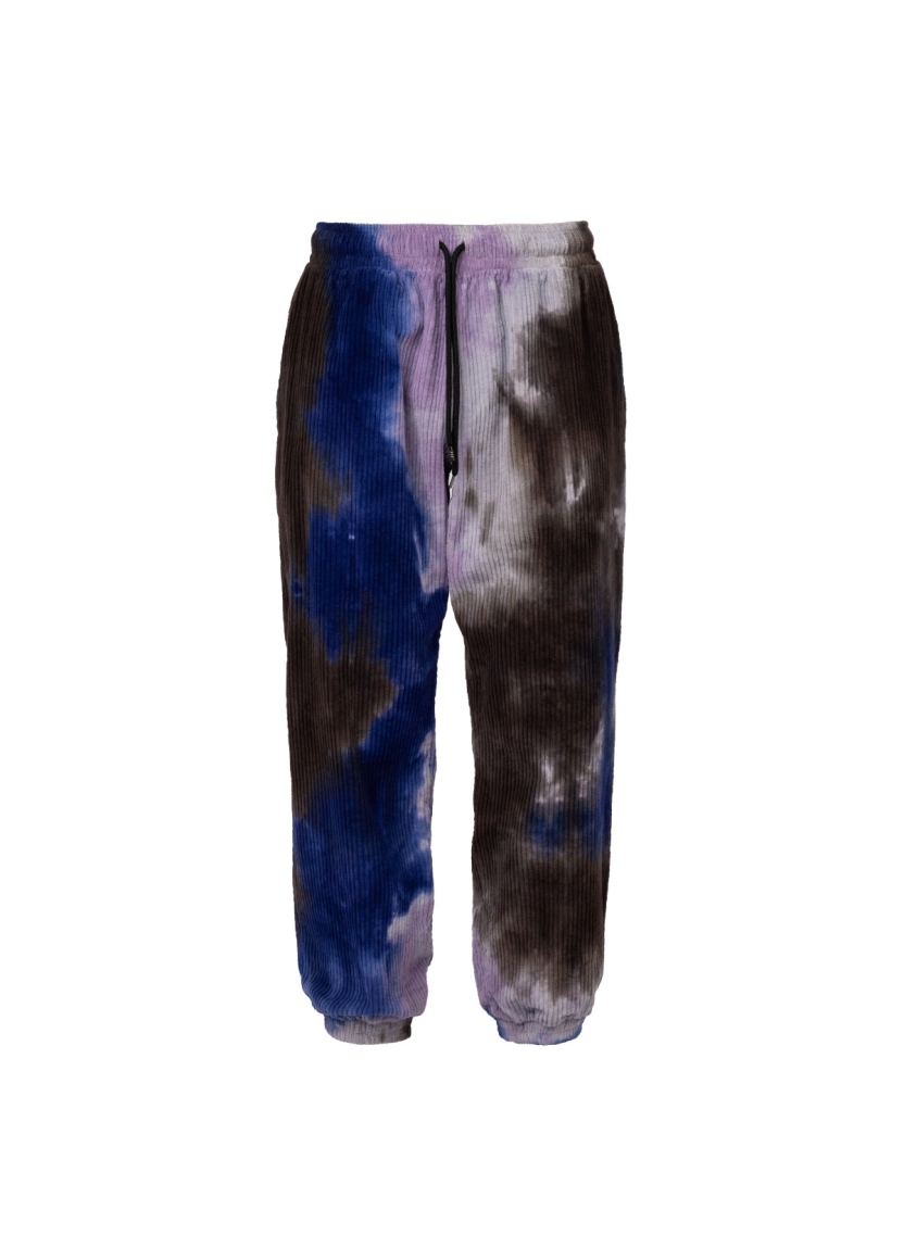 MULTICOLOR VELVET PANT