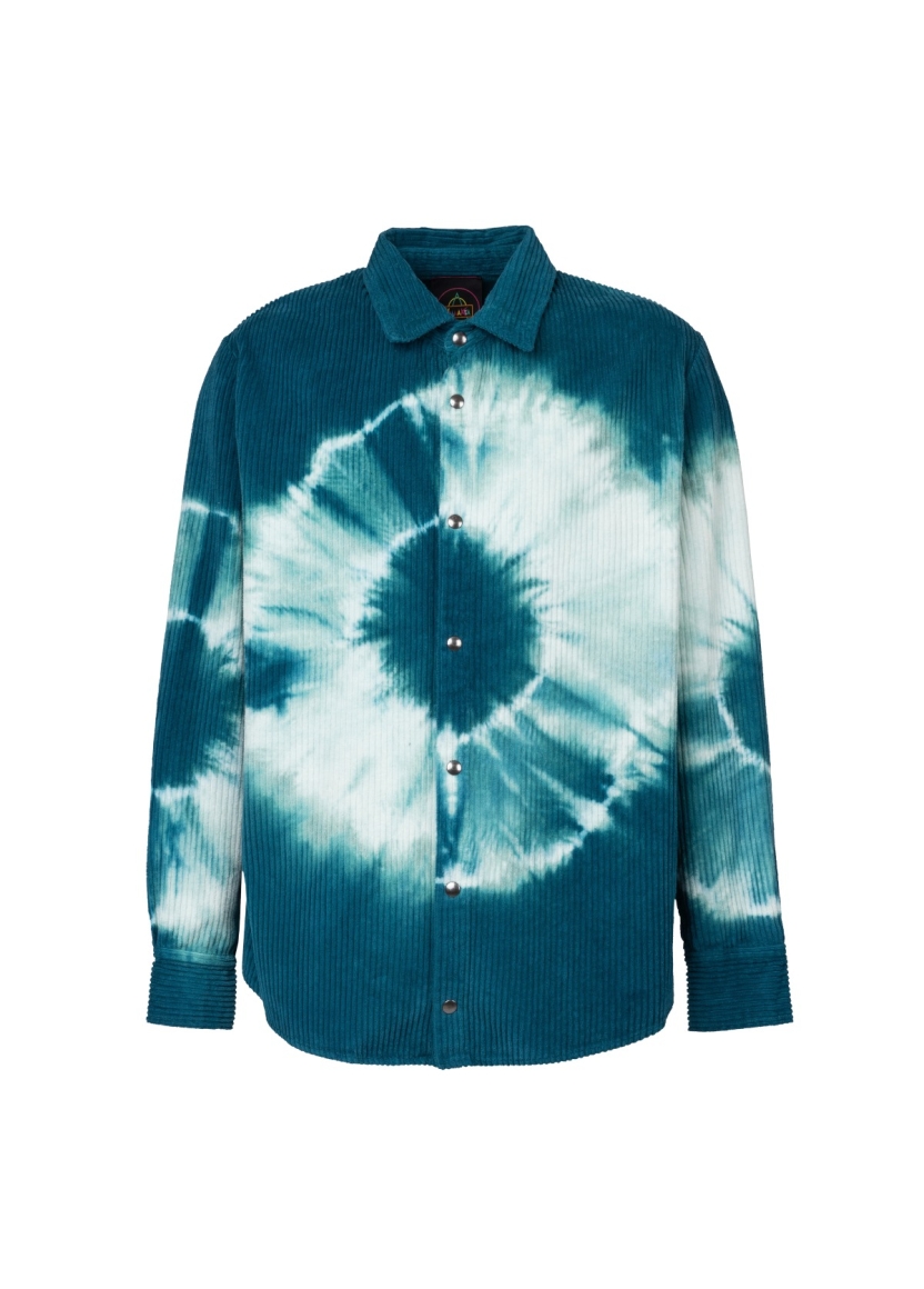 SHIBORI VELVET SHIRT