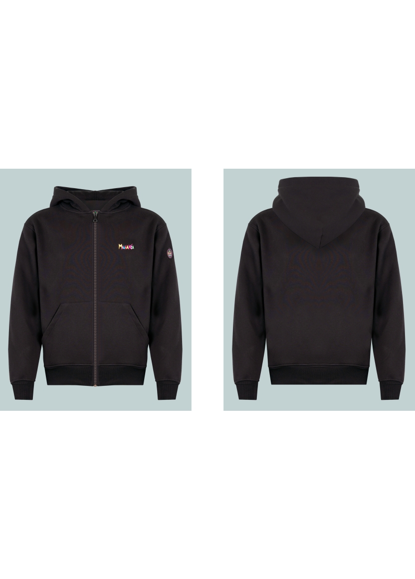 HERITAGE LOGO ZIPPED HOODIE
