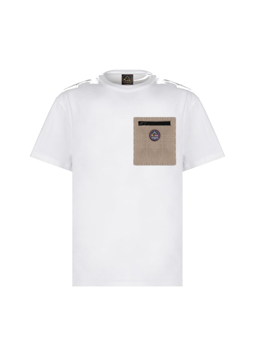 VELVET POCKET T-SHIRT — fronte