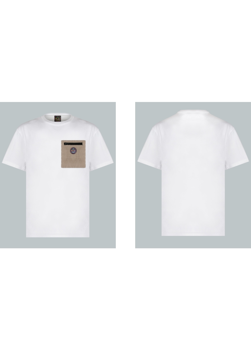 VELVET POCKET T-SHIRT