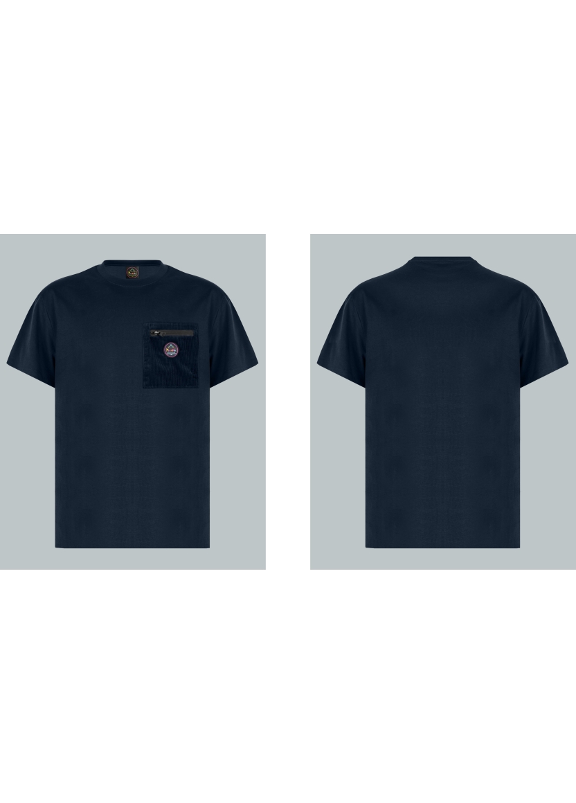 VELVET POCKET T-SHIRT