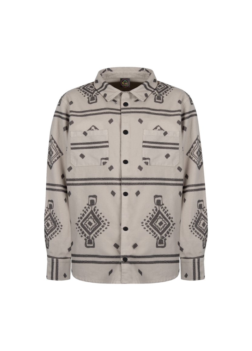 ETHNIC MOLESKIN SHIRT — fronte