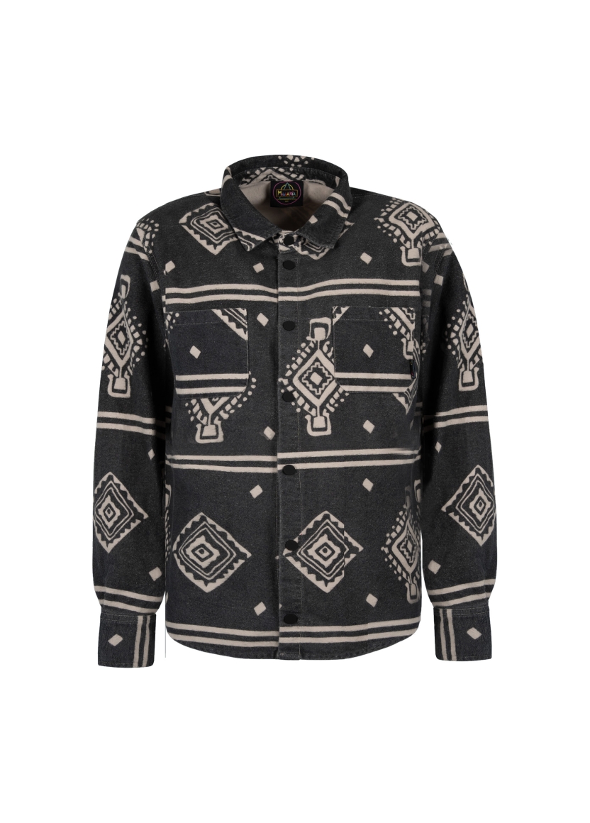 ETHNIC MOLESKIN SHIRT — fronte