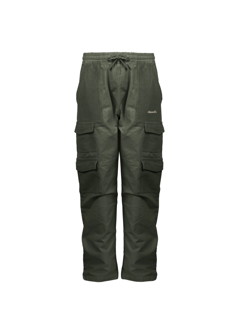MIXED FABRICS CARGO PANT — fronte
