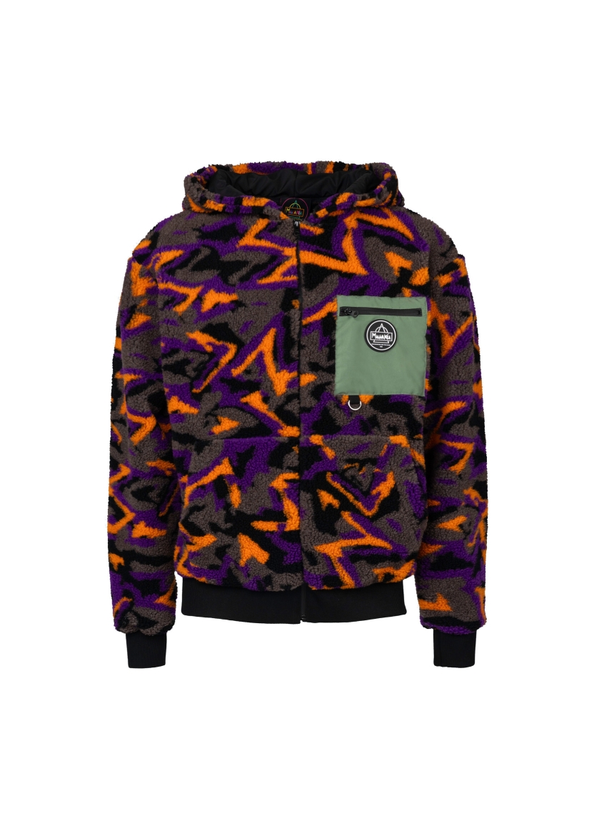 HERITAGE SHERPA HOODIE — fronte