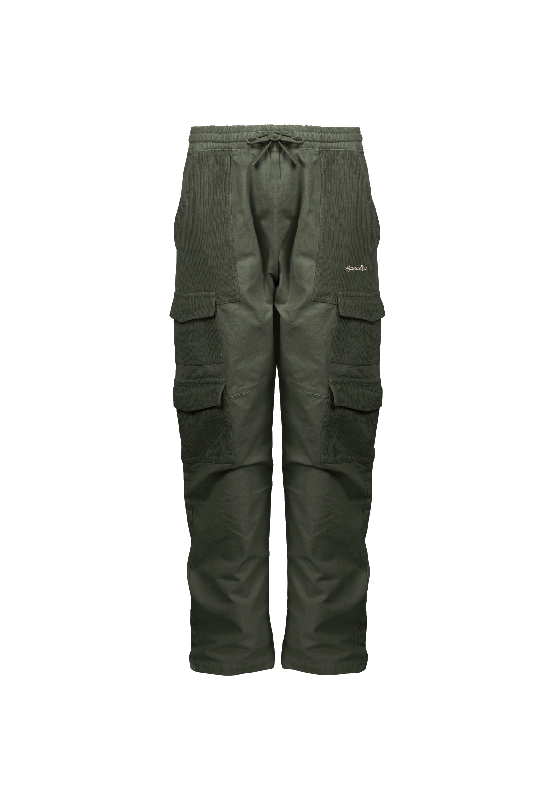 MIXED FABRICS CARGO PANT