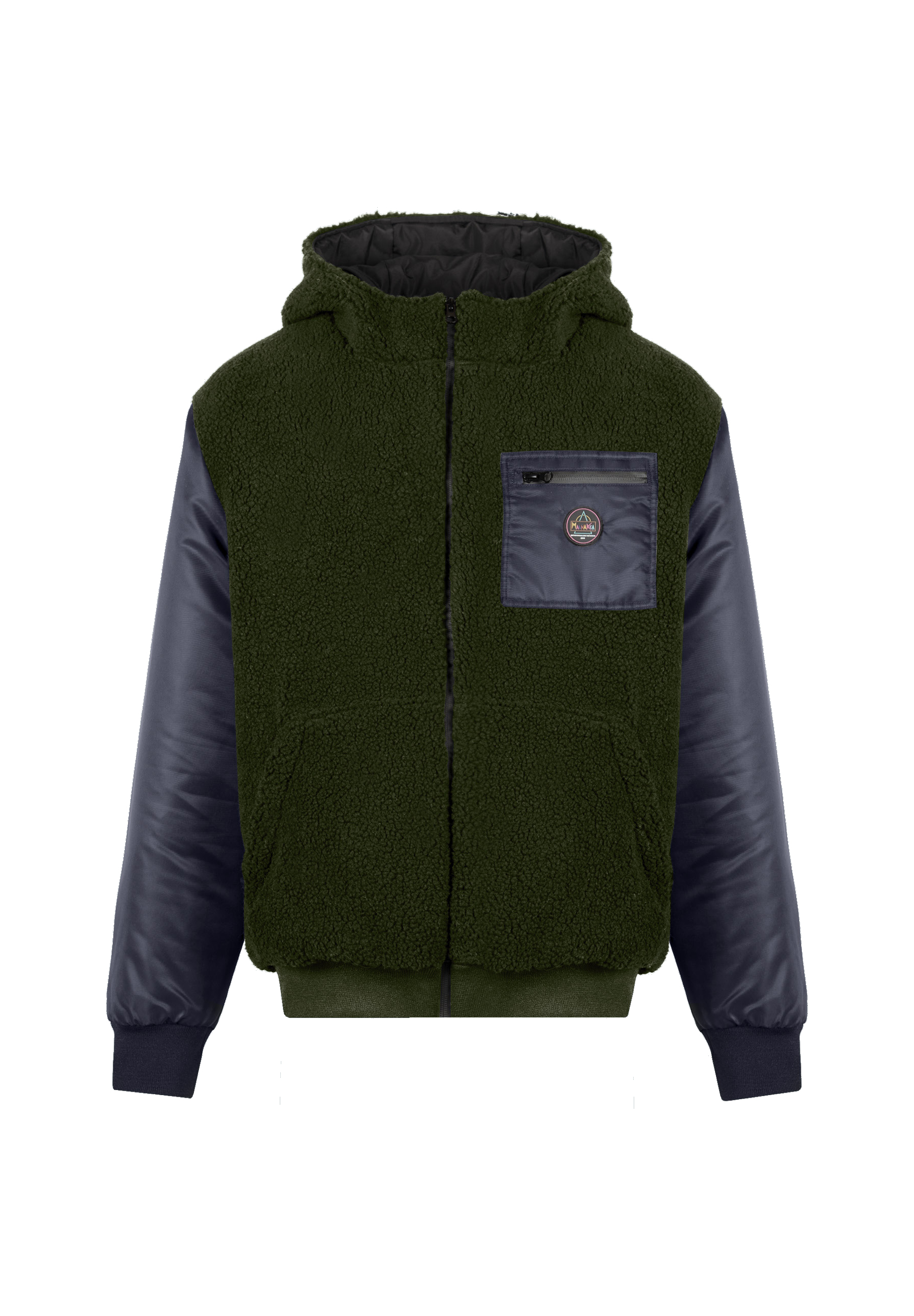 LINED SHERPA HOODIE