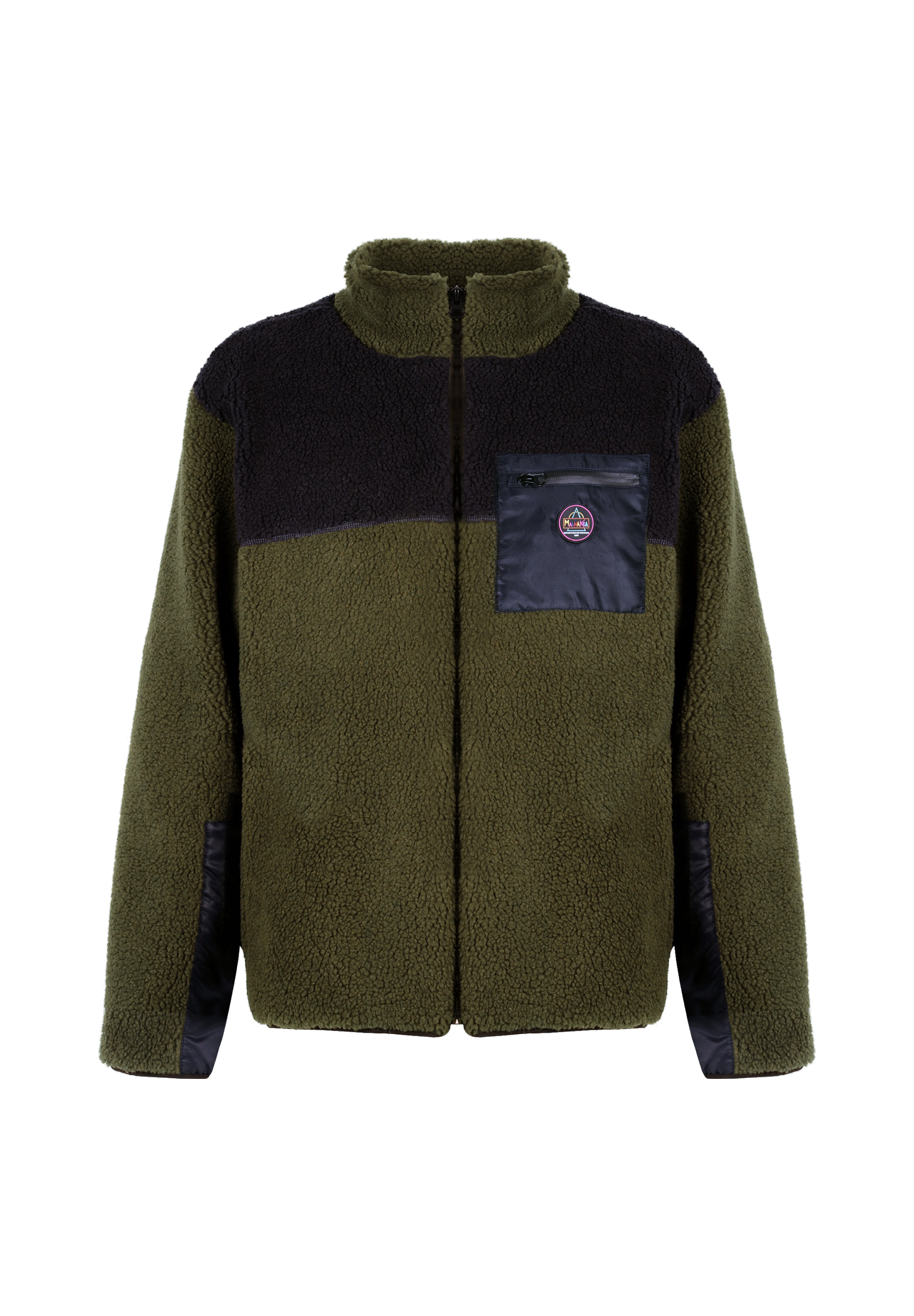 BLOCK COLOR SHERPA JACKET
